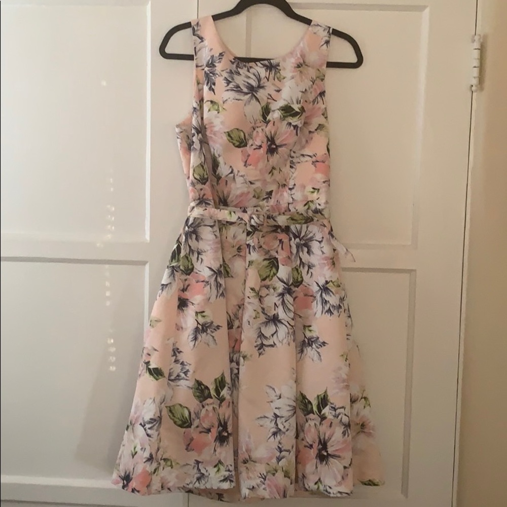 Eliza J Floral Sleeveless Dress
